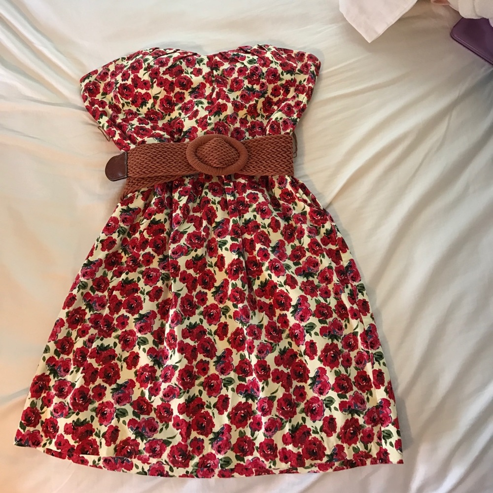 Short floral dress