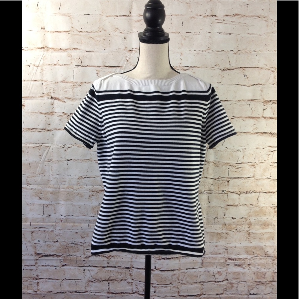 Talbots Womens Short Sleeve Top