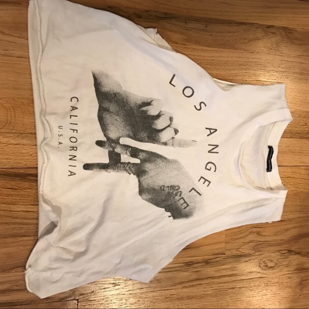 Brandy Melville cut-off tank
