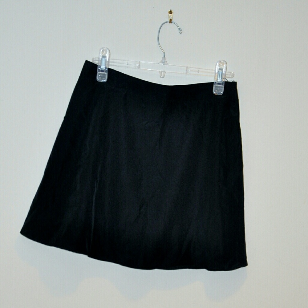 Black Circle A-line Skirt
