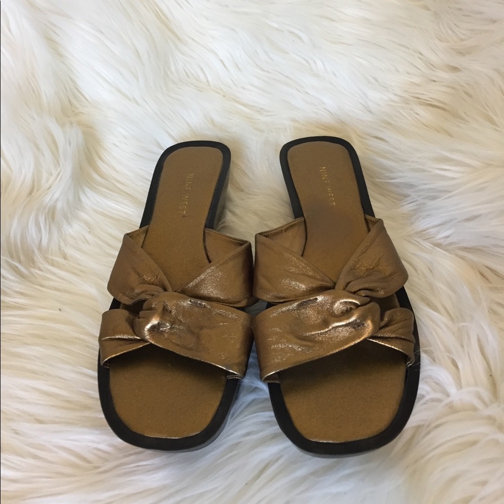 Nine West Leather Sandals Size 6.5