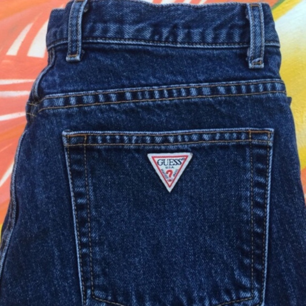 guess high waisted jeans