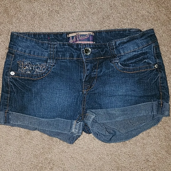 Denim Dress Shorts - Picture 1 of 3