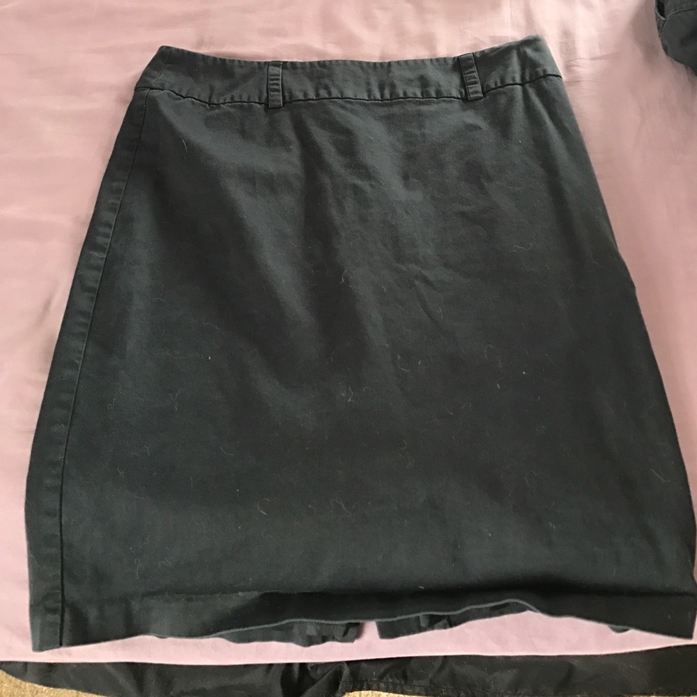 High waist A line skirt