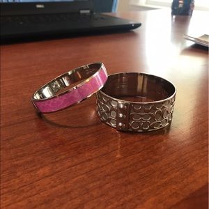 Silver Coach bracelet