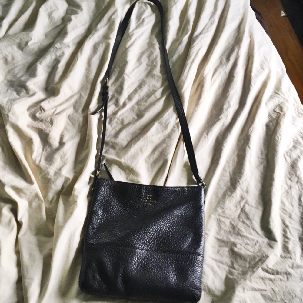 Kate Spade soft "crushed leather" crossbody