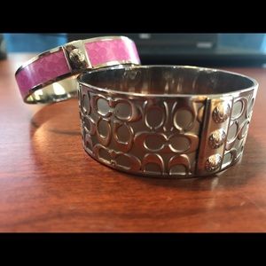 Pink Coach bracelet