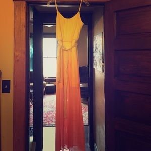 Maurice's ombré maxi dress