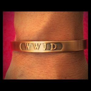 WWJD inspirational magnetic bracelet.