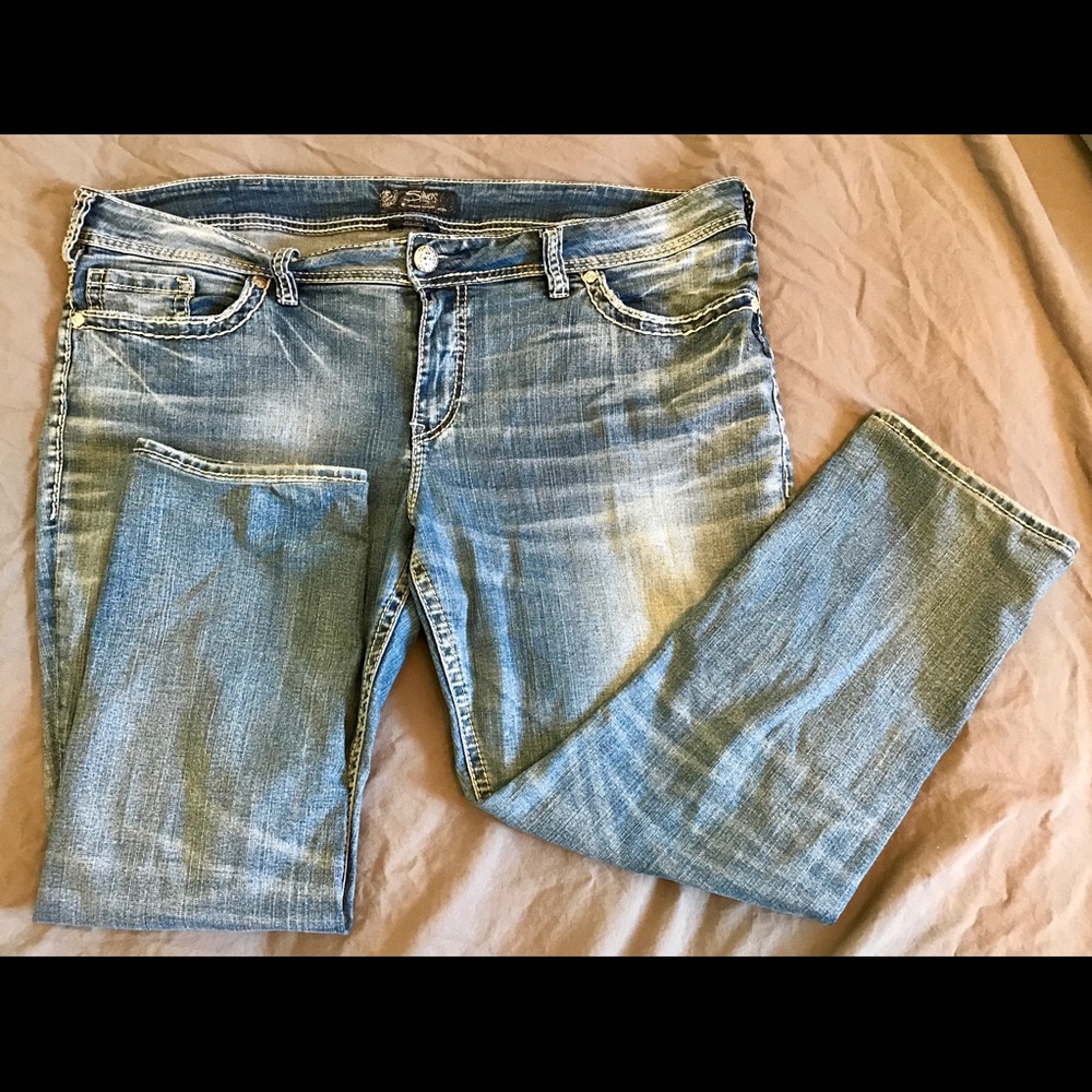 Silver jeans