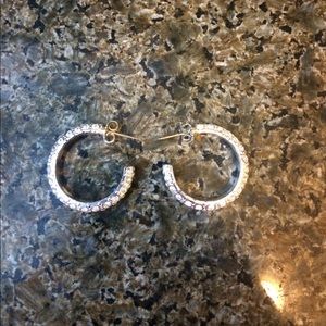 CZ Hoop earrings