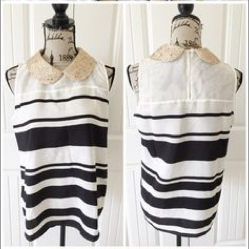 Maeve Sequined collar blouse