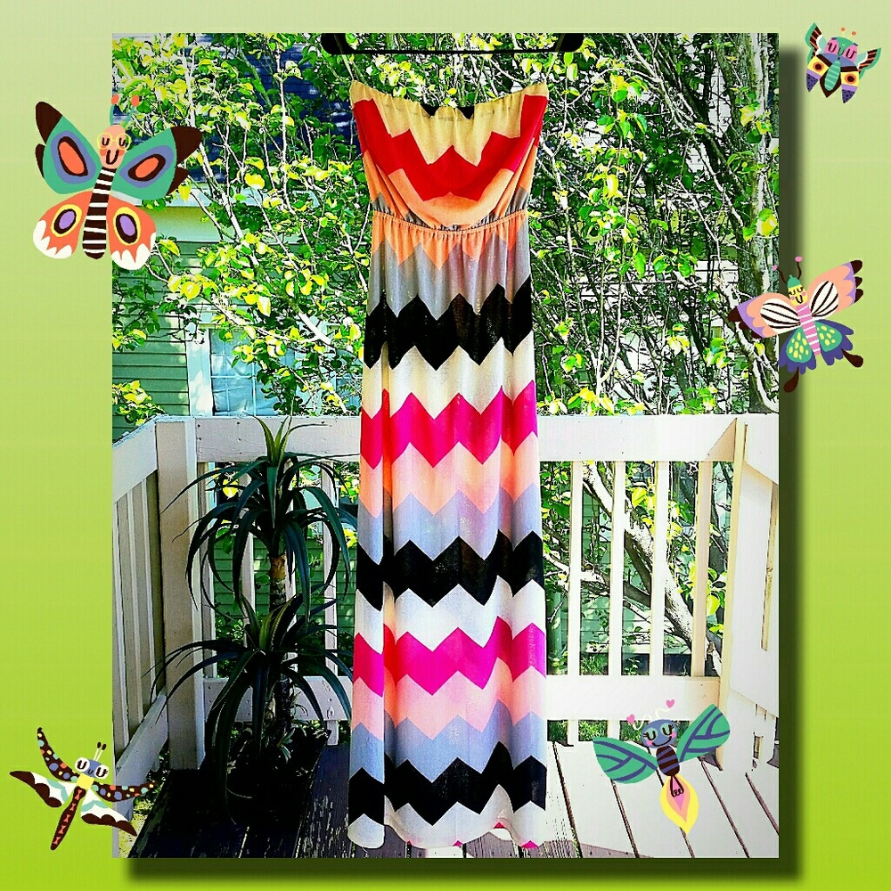 Beautiful strapless maxi dress - Picture 1 of 2