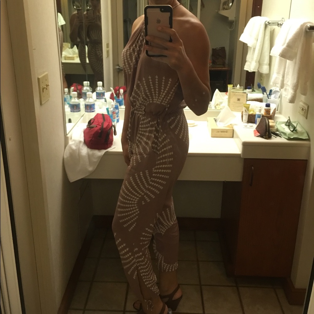 Manaola Pali Jumper (Pewa) Mauve w/ white - Medium