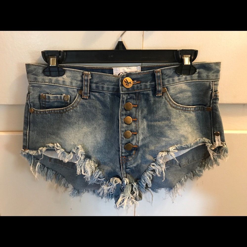 One teaspoon denim shorts