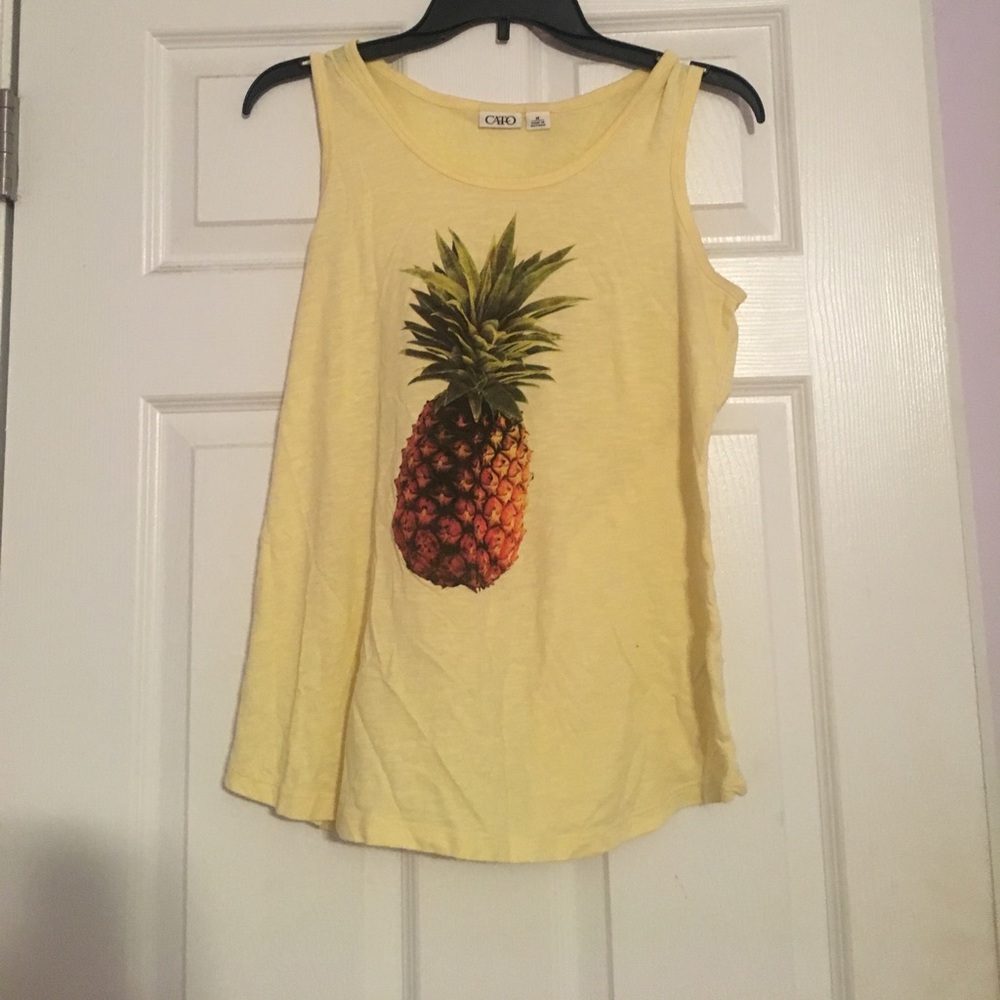 Pineapple tank top!