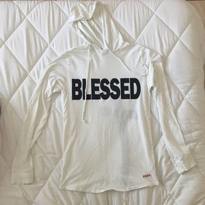 PLW White Blessed Hoodie