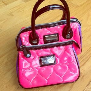 Betsy Johnson Handbag with pouch