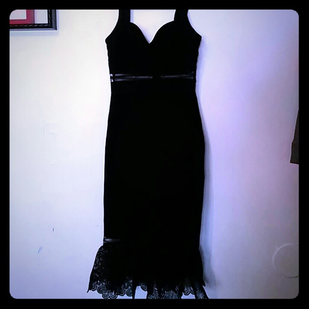 Black Self Portrait size us 2 uk 6 dress