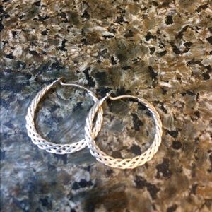 Silver Hoops Earrings