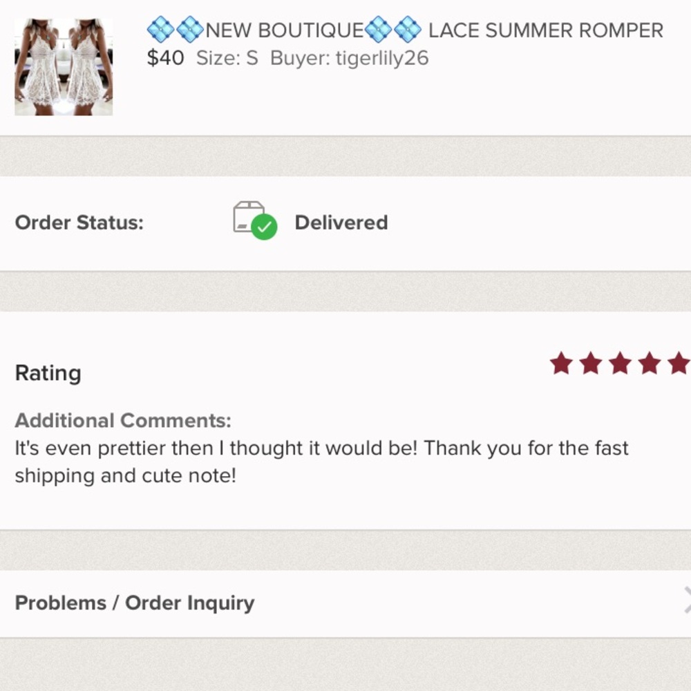 💠💠NEW BOUTIQUE💠💠 LACE SUMMER ROMPER - Picture 5 of 5