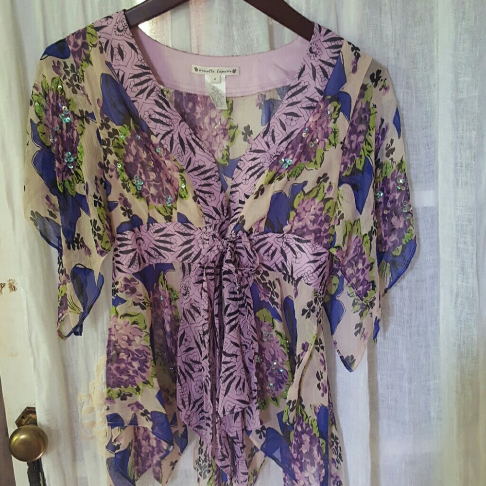 Nanette Lepore silk top