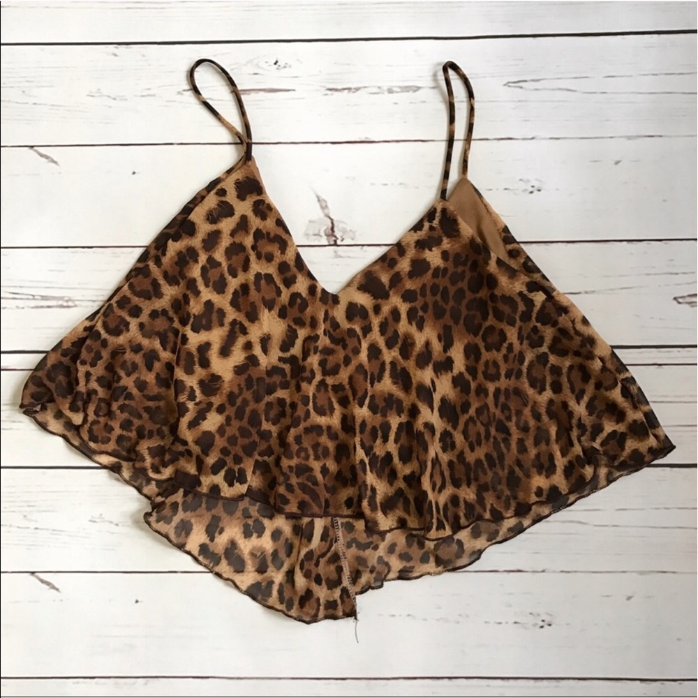 Leopard Print Crop Top