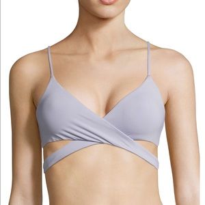 L*space rocky wrap bikini top in Lilac