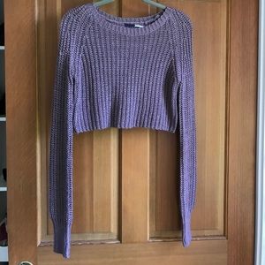 Crop sweater