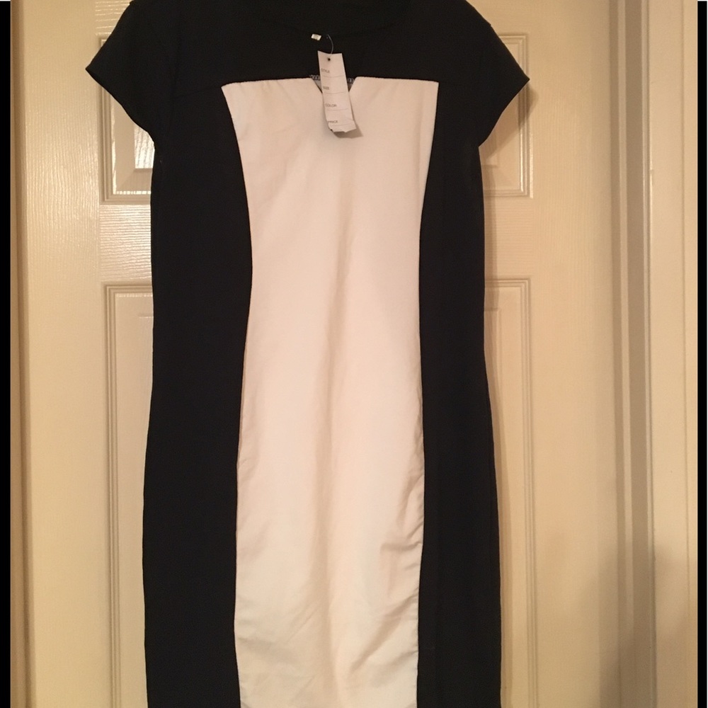 Black and white dress