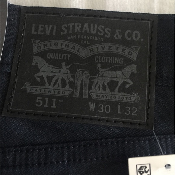 levis 511 black indigo 3d