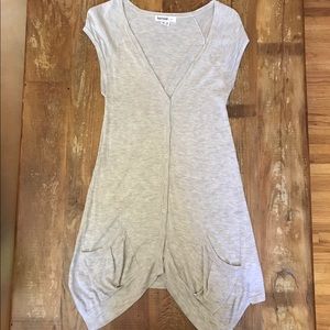 Heather gray Kensie tunic sweater