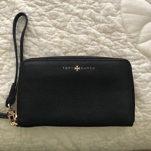 Tory Burch Black Wristlet