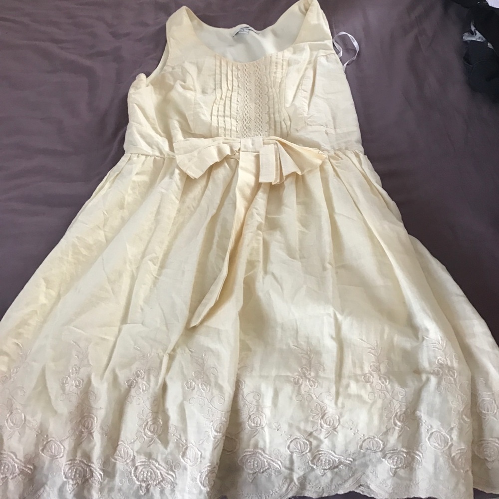 Cream dress