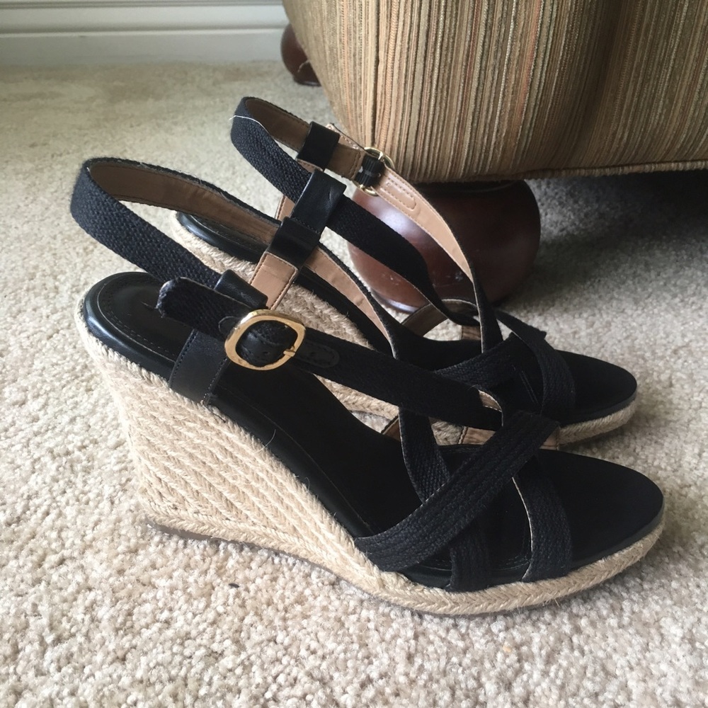 Banana Republic Black Sandals, Sz 7.5