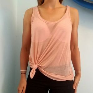 American Eagle Long Pink Tank S