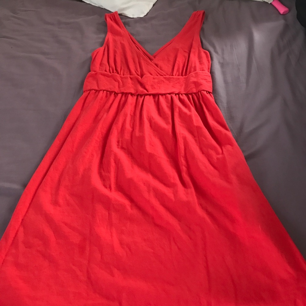 Red dress
