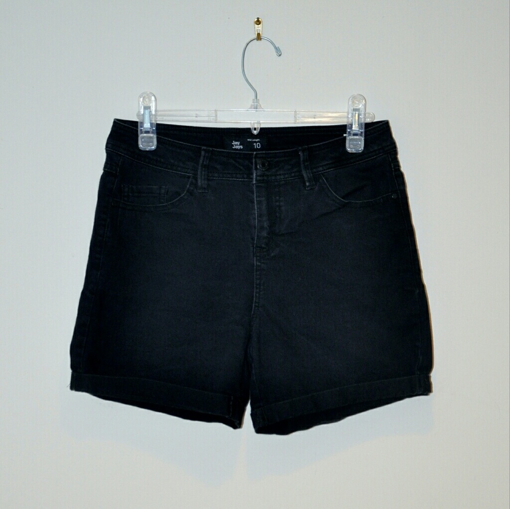 Jay Jeans Black Denim Shorts