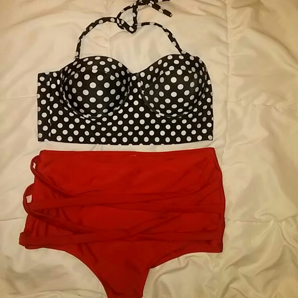 Retro HighWaisted Bikini