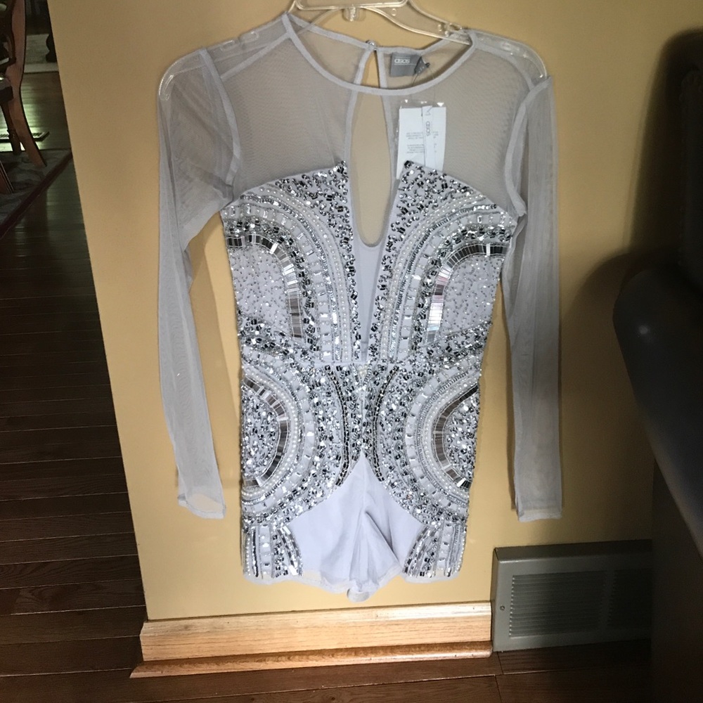 Embellished romper