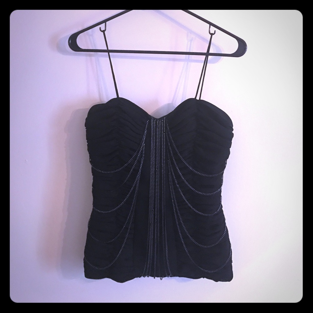 CACHE black top/corset size 4