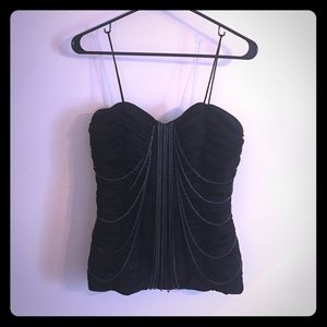 CACHE black top/corset size 4