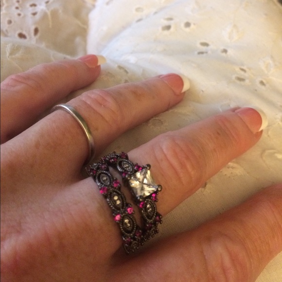 BNIB Sterling Silver and Black Gold Filled Size9 - Picture 4 of 7