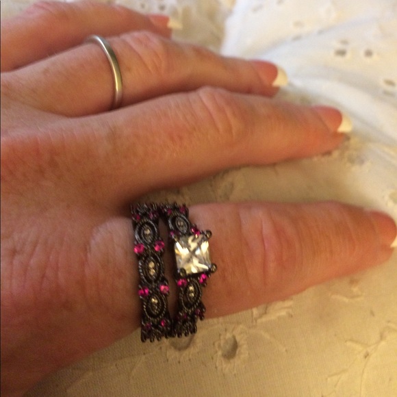 BNIB Sterling Silver and Black Gold Filled Size9 - Picture 5 of 7