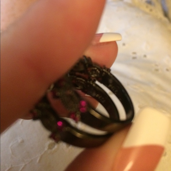 BNIB Sterling Silver and Black Gold Filled Size9 - Picture 6 of 7