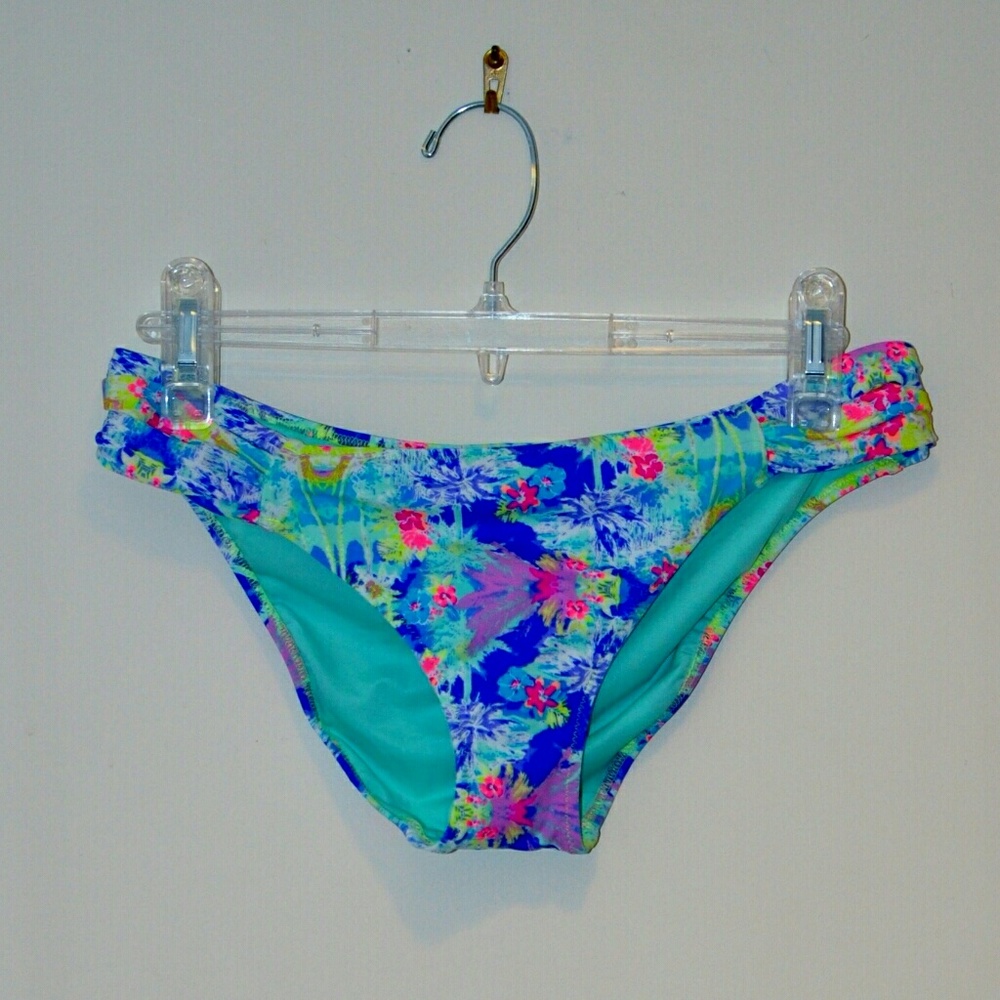 Victoria's Secret Rainbow Floral Swim Bottoms