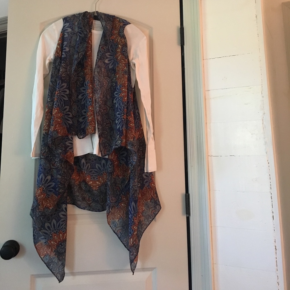 sleeveless cardigan