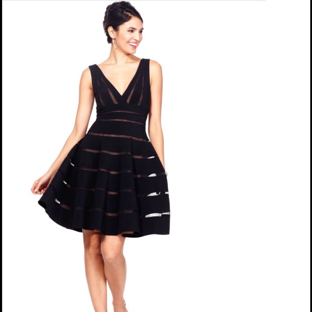 JS Collection Black Illusion Dress 🔥