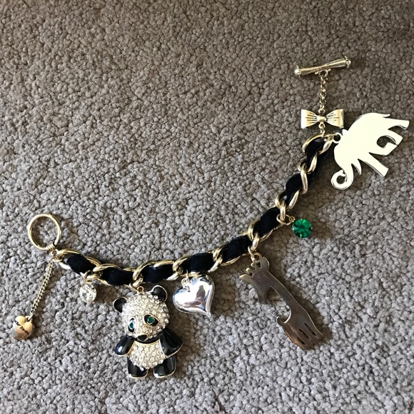 BETSEY JOHNSON ? Panda Zoo Collection Bracelet