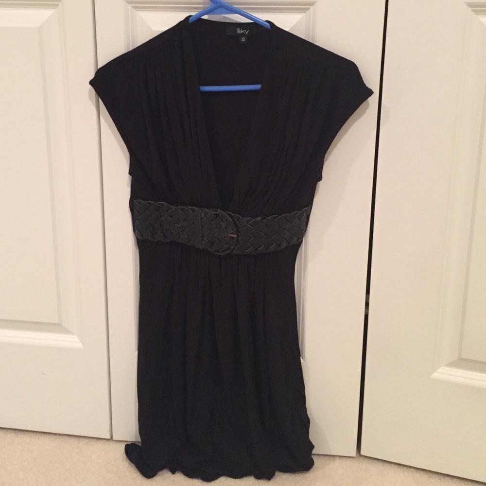 Black sky dress